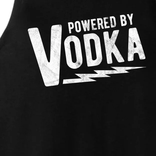 Powered By Vodka Ladies Tri-Blend Wicking Tank