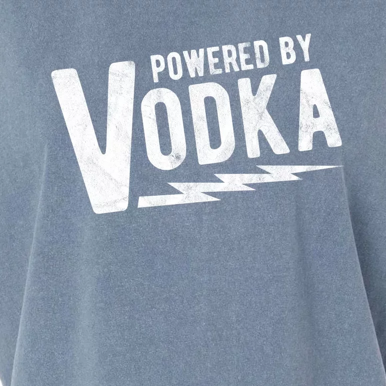 Powered By Vodka Garment-Dyed Women's Muscle Tee