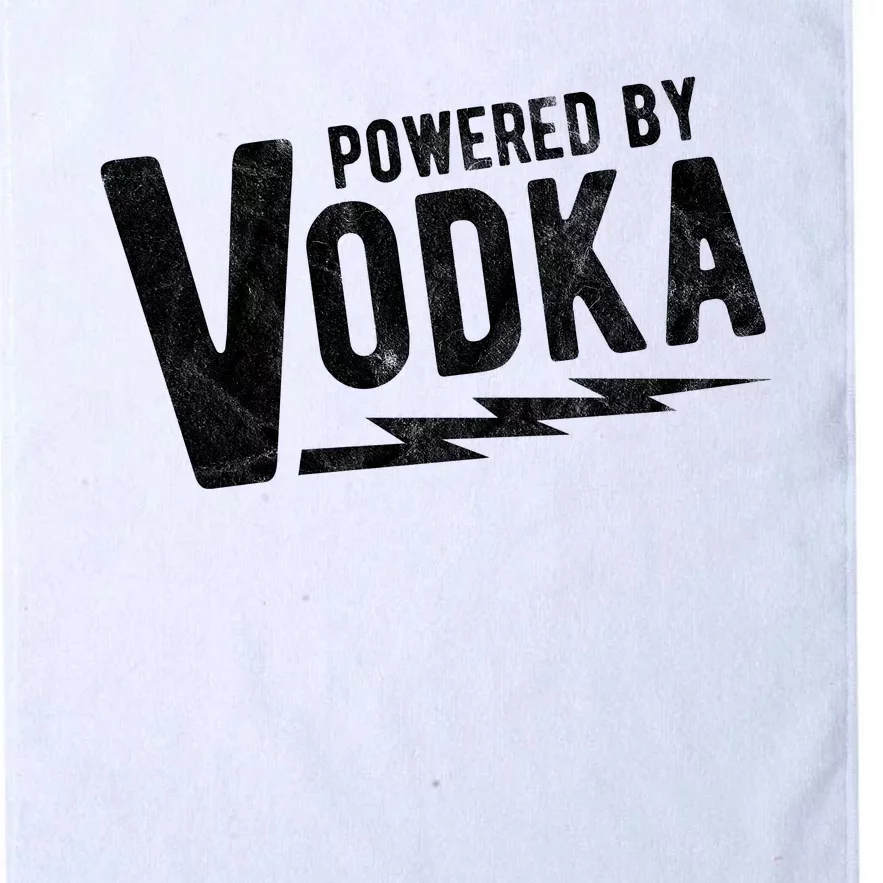 Powered By Vodka Platinum Collection Golf Towel