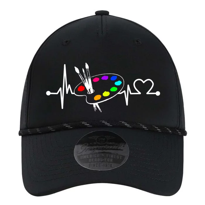 Paint Brush With Palette Heartbeat Funny Artist/painter/art Cool Gift Performance The Dyno Cap