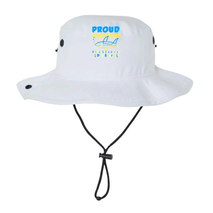 Proud Brother World Down Syndrome Awareness Day Shark Gift Legacy Cool Fit Booney Bucket Hat