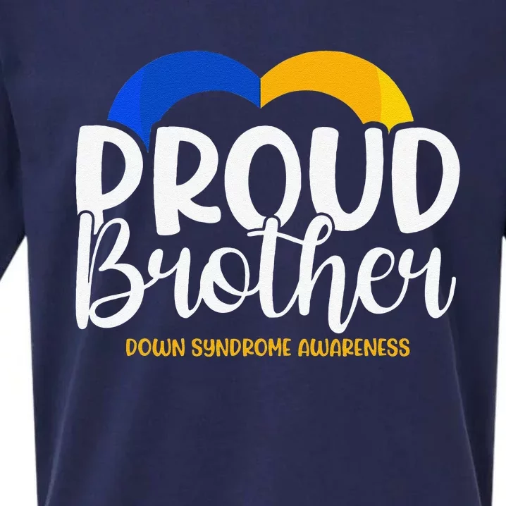 Proud Brother World Down Syndrome Awareness Day Love T21 Sueded Cloud Jersey T-Shirt