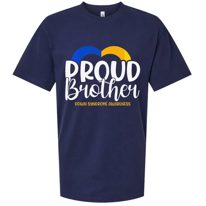 Proud Brother World Down Syndrome Awareness Day Love T21 Sueded Cloud Jersey T-Shirt