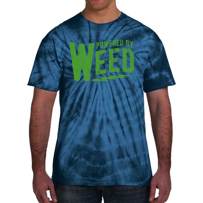 Powered By Weed Tie-Dye T-Shirt