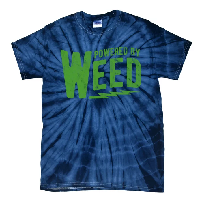 Powered By Weed Tie-Dye T-Shirt