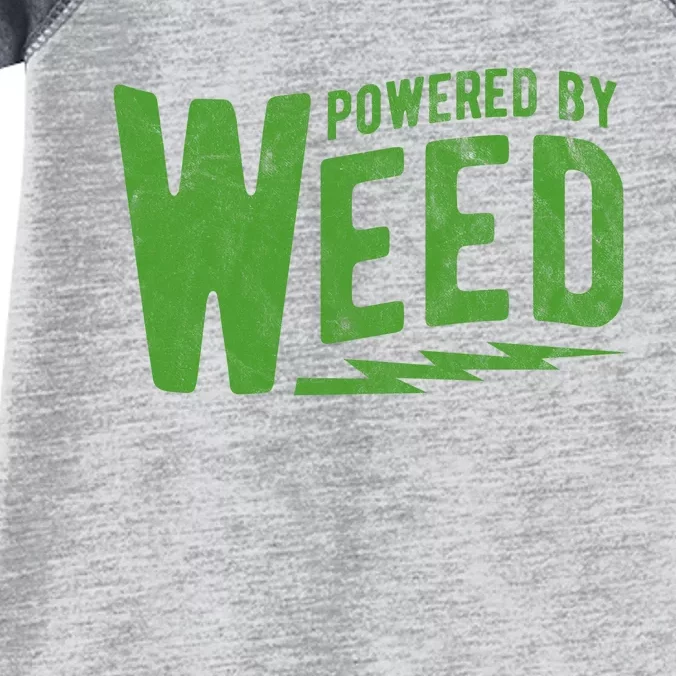 Powered By Weed Infant Baby Jersey Bodysuit