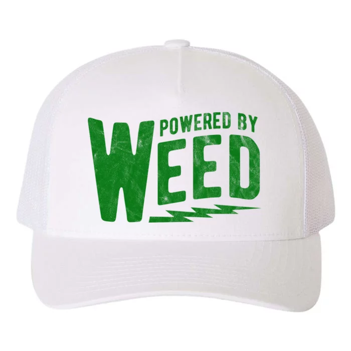 Powered By Weed Yupoong Adult 5-Panel Trucker Hat