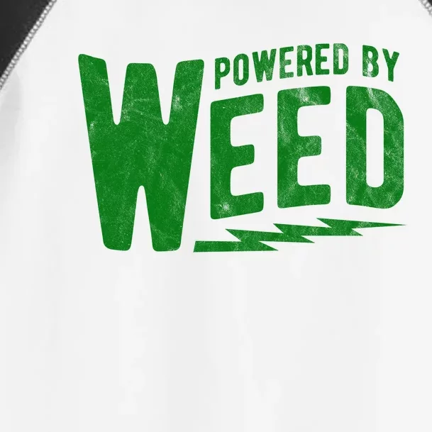 Powered By Weed Toddler Fine Jersey T-Shirt