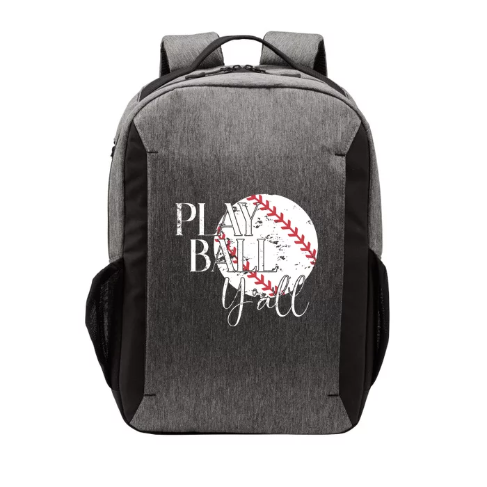 Play Ball Yall Baseball Sport Lover Vector Backpack