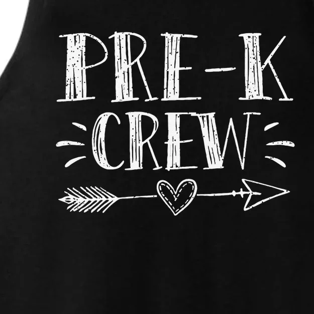 Prek Crew 1st Day Of School Prek Teacher Team Ladies Tri-Blend Wicking Tank