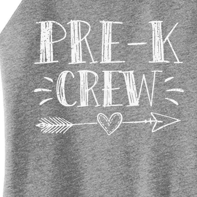 Prek Crew 1st Day Of School Prek Teacher Team Women’s Perfect Tri Rocker Tank