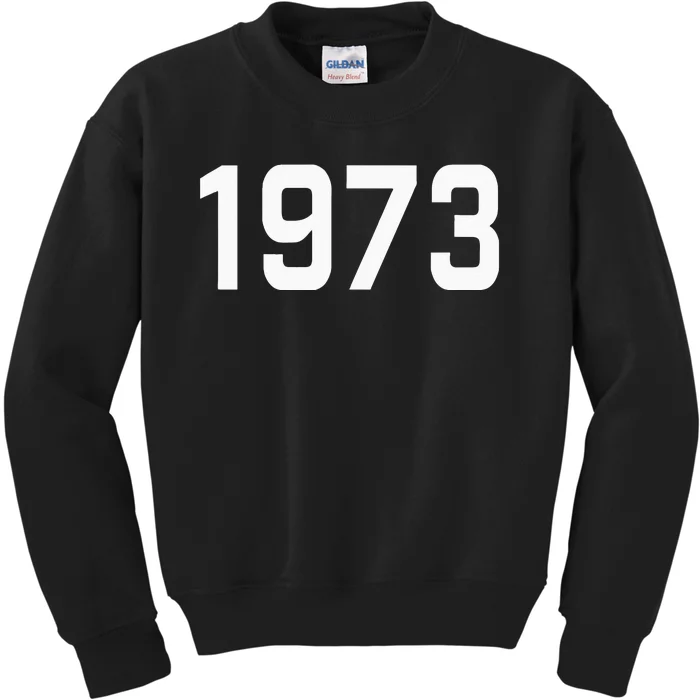 Pro Choice 1973 Womens Rights Feminism Roe Wade Kids Sweatshirt