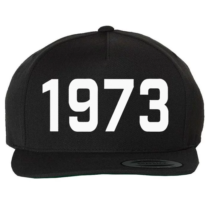 Pro Choice 1973 Womens Rights Feminism Roe Wade Wool Snapback Cap