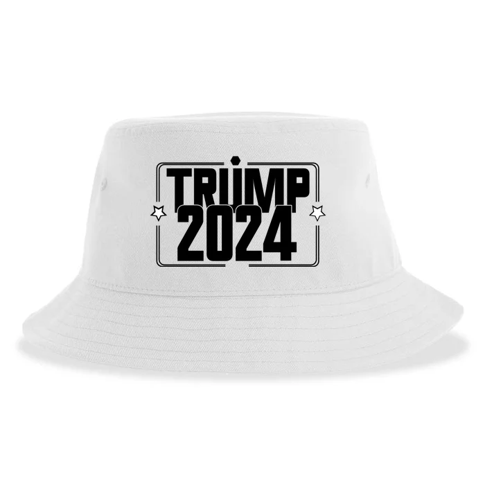 Political Campaign 2024 Slogan Sustainable Bucket Hat