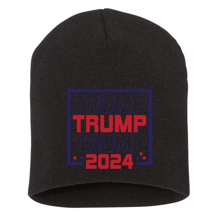 Political Campaign 2024 Short Acrylic Beanie