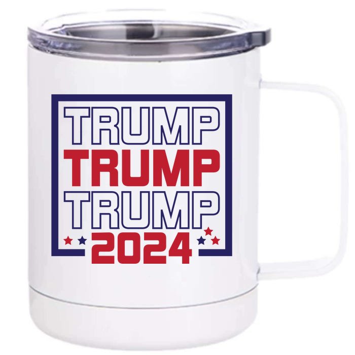 Political Campaign 2024 Front & Back 12oz Stainless Steel Tumbler Cup