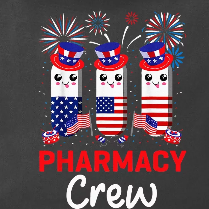 Pharmacy Crew 4th Of July Cute Pills American Patriotic Zip Tote Bag