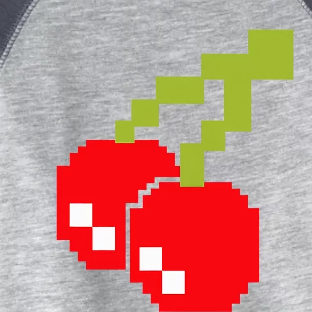 Pixel Cherries 80s Video Game Halloween Costume Toddler Fine Jersey T-Shirt