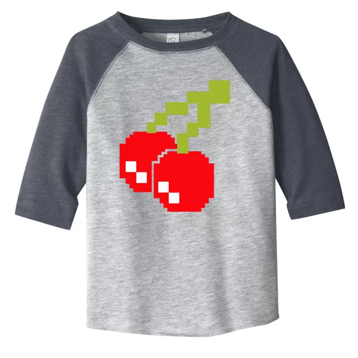 Pixel Cherries 80s Video Game Halloween Costume Toddler Fine Jersey T-Shirt