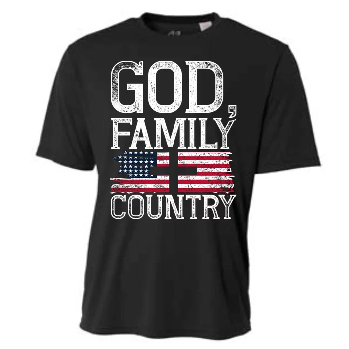 Patriotic Christian American Pride Christianity Faith Prayer Cooling Performance Crew T-Shirt