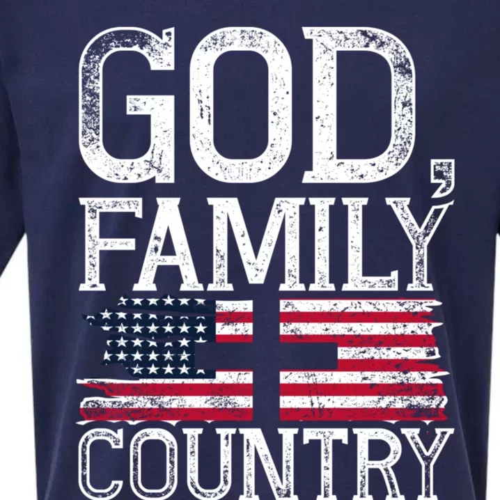 Patriotic Christian American Pride Christianity Faith Prayer Sueded Cloud Jersey T-Shirt