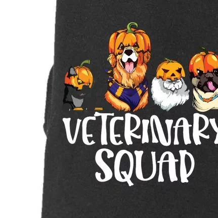 Pumpkin Cats And Dogs Fall Season Outfit Halloween Vet Squad Doggie 3-End Fleece Hoodie