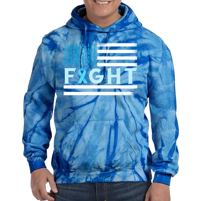 Prostate Cancer America Fight Prostate Cancer Awareness Gift Tie Dye Hoodie