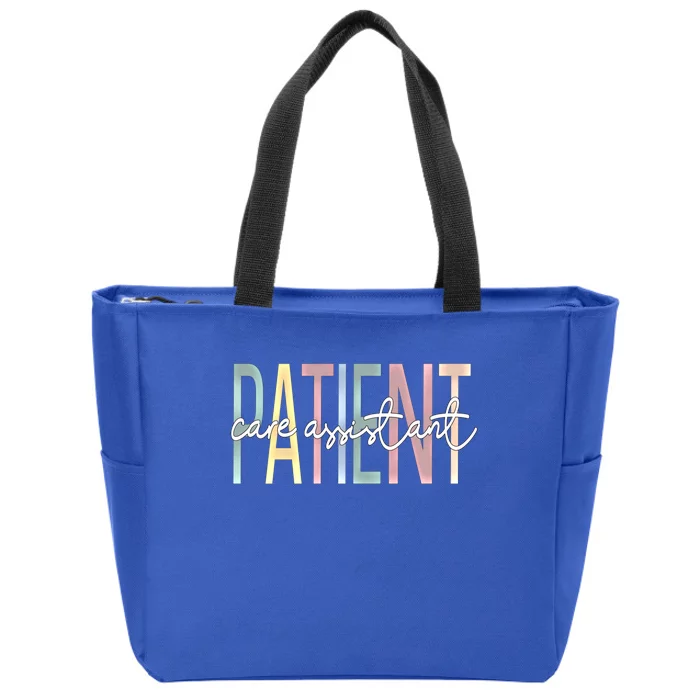 Patient Care Assistant Boho Pca Gift Zip Tote Bag