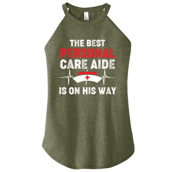 Personal Care Aide Occupational Therapy Healthcare Worker Gift Women’s Perfect Tri Rocker Tank