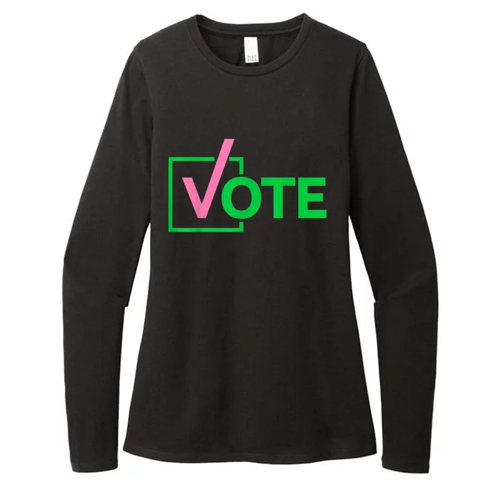 Pretty Cute Aka Vote Womens CVC Long Sleeve Shirt