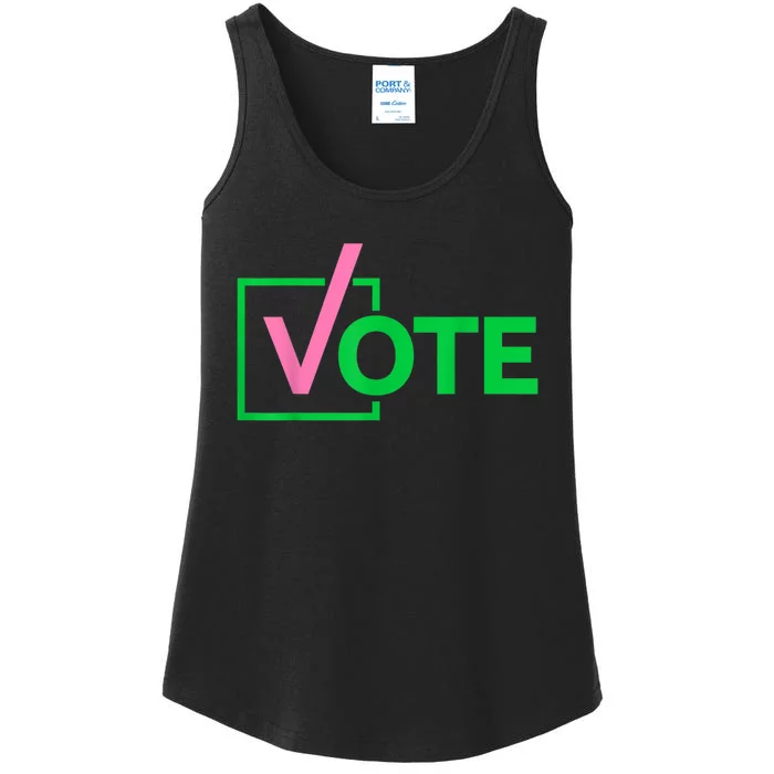 Pretty Cute Aka Vote Ladies Essential Tank