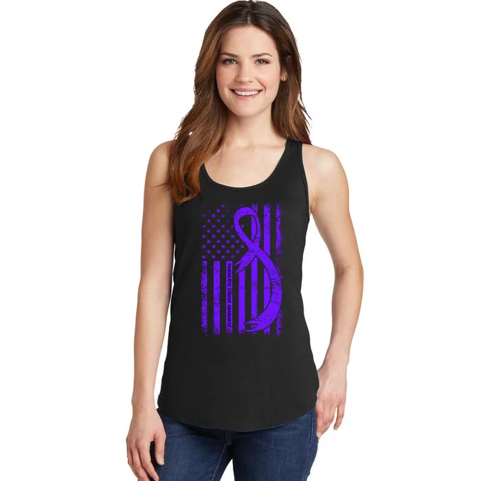 Pancreatic Cancer Awareness T Ladies Essential Tank