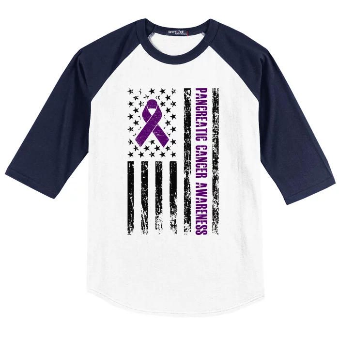 Pancreatic Cancer Awareness Baseball Sleeve Shirt