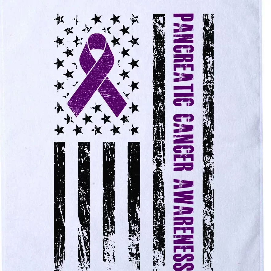 Pancreatic Cancer Awareness Platinum Collection Golf Towel