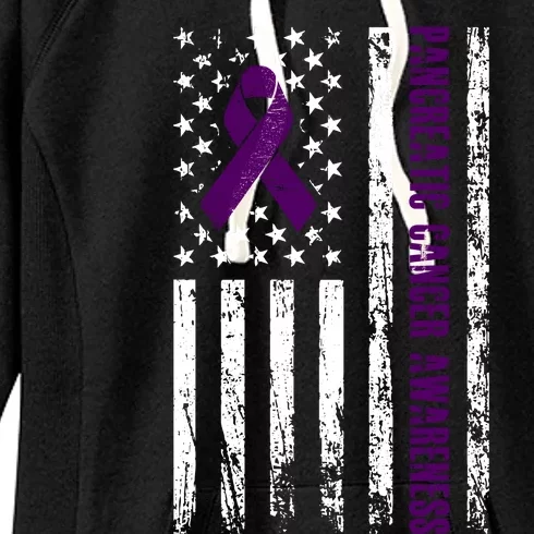 Pancreatic Cancer Awareness Women's Fleece Hoodie