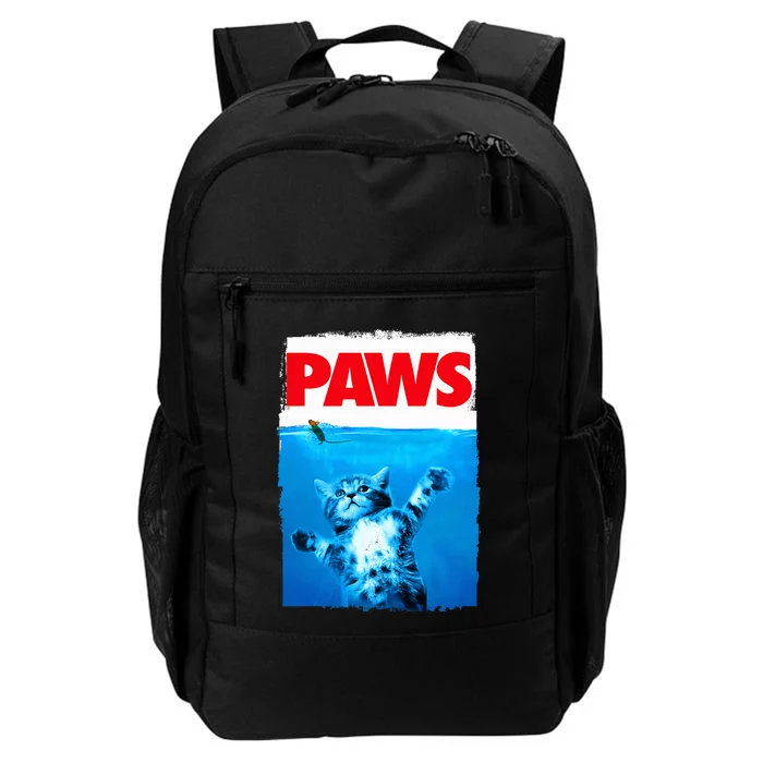 Paws Cat and Mouse Top Cute Funny Cat Lover Daily Commute Backpack