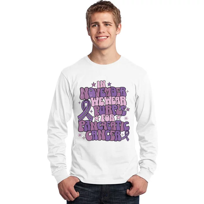 Pancreatic Cancer Awareness Month Tall Long Sleeve T-Shirt