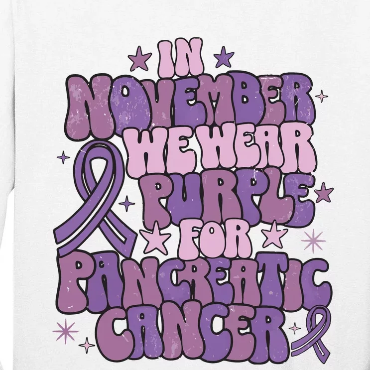 Pancreatic Cancer Awareness Month Tall Long Sleeve T-Shirt