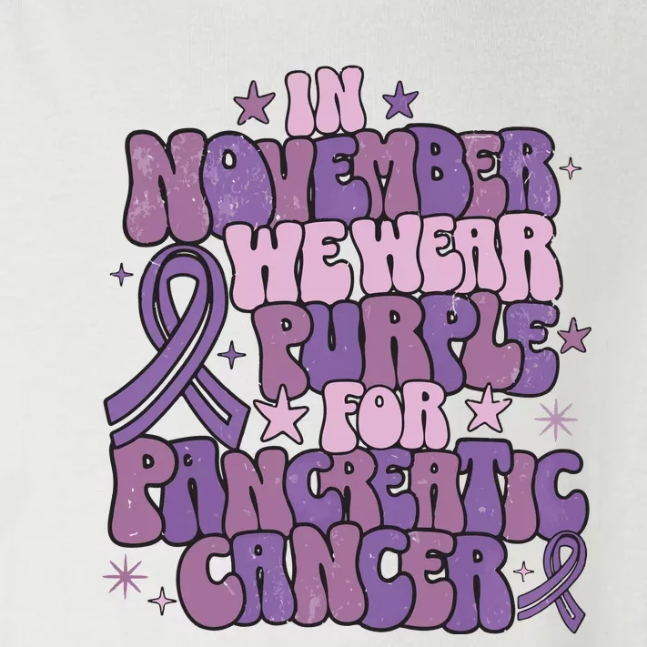 Pancreatic Cancer Awareness Month Toddler Long Sleeve Shirt