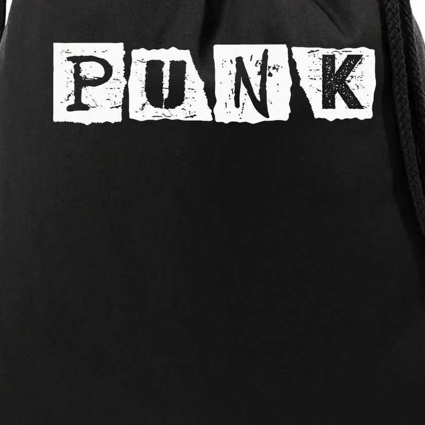 Punk Clothes Alternative Punk Music Punk Rock Drawstring Bag