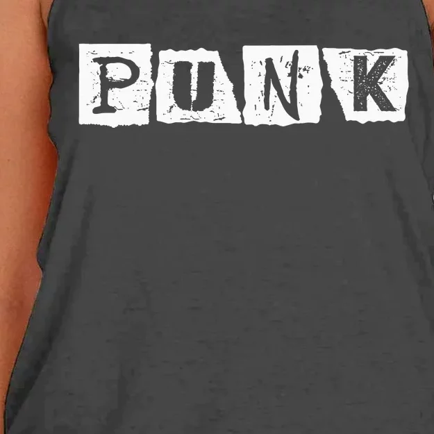 Punk Clothes Alternative Punk Music Punk Rock Women's Knotted Racerback Tank