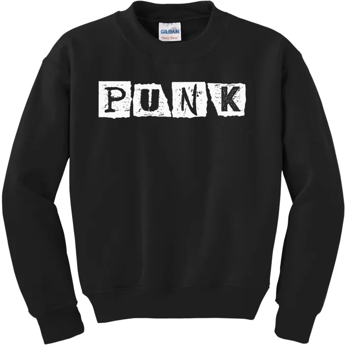 Punk Clothes Alternative Punk Music Punk Rock Kids Sweatshirt