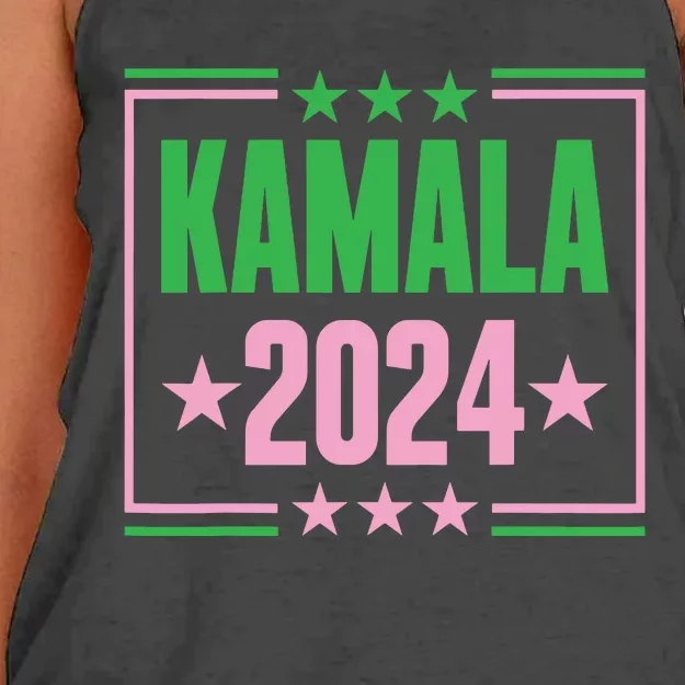 Pretty Cute Aka Kamala 2024 Women's Knotted Racerback Tank