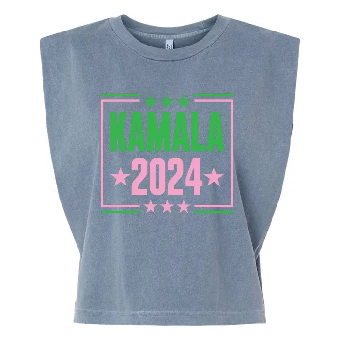 Pretty Cute Aka Kamala 2024 Garment-Dyed Women's Muscle Tee