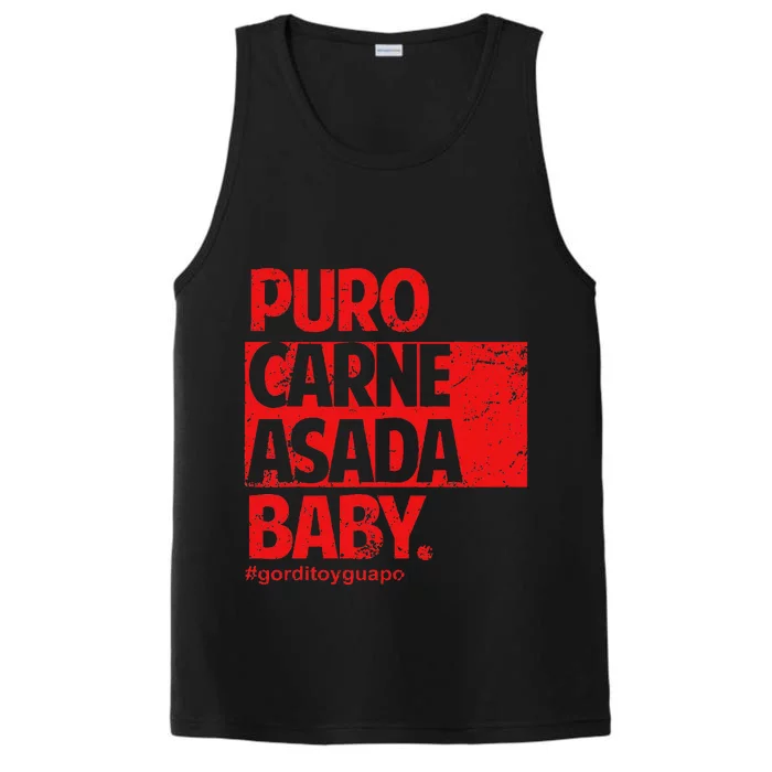 Puro Carne Asada Gorditoyguapo Performance Tank