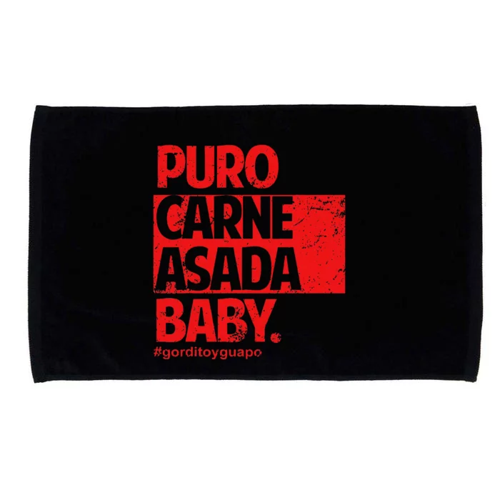 Puro Carne Asada Gorditoyguapo Microfiber Hand Towel