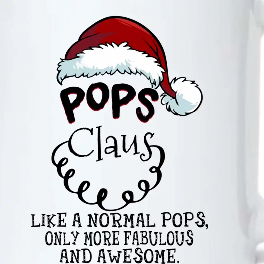 Pops Claus Awesome Happy New Santa Claus Christmas Gift Black Color Changing Mug