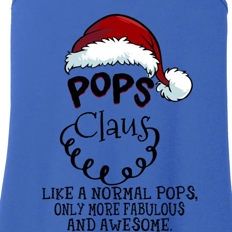 Pops Claus Awesome Happy New Santa Claus Christmas Gift Ladies Essential Tank