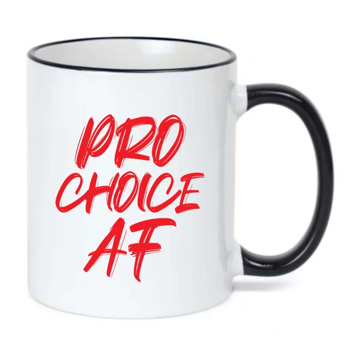 Pro Choice Af Save Roe V Wade Feminist Feminism Protest Gift Black Color Changing Mug