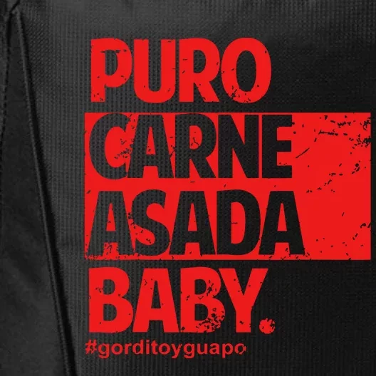 Puro Carne Asada Gorditoyguapo City Backpack